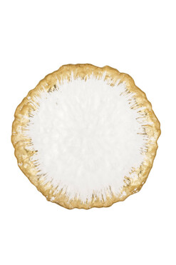 OD RĘKI Melania, szklany podtalerz podkładka, D, śr.33cm