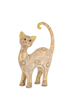 Luna, dekoracyjna figurka Kot A, wym.30x18x6.5cm
