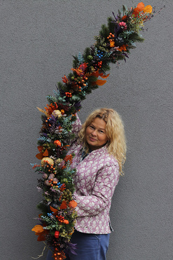 Mudella Autumn, barwna girlanda jesienna, dł.160cm 