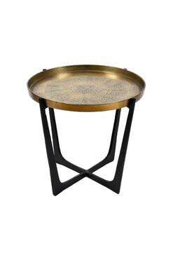 Negro Gold B, stolik z aluminium, wym.50x50x44cm