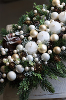 adwentowy stroik Modern 2, wym.18x60x30cm