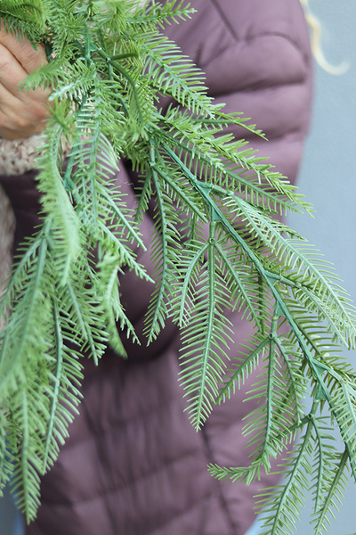 Winter Green, realistyczna iglasta girlanda zimowa