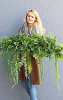 Jungle Greenora, zielona girlanda ze zwiasami,