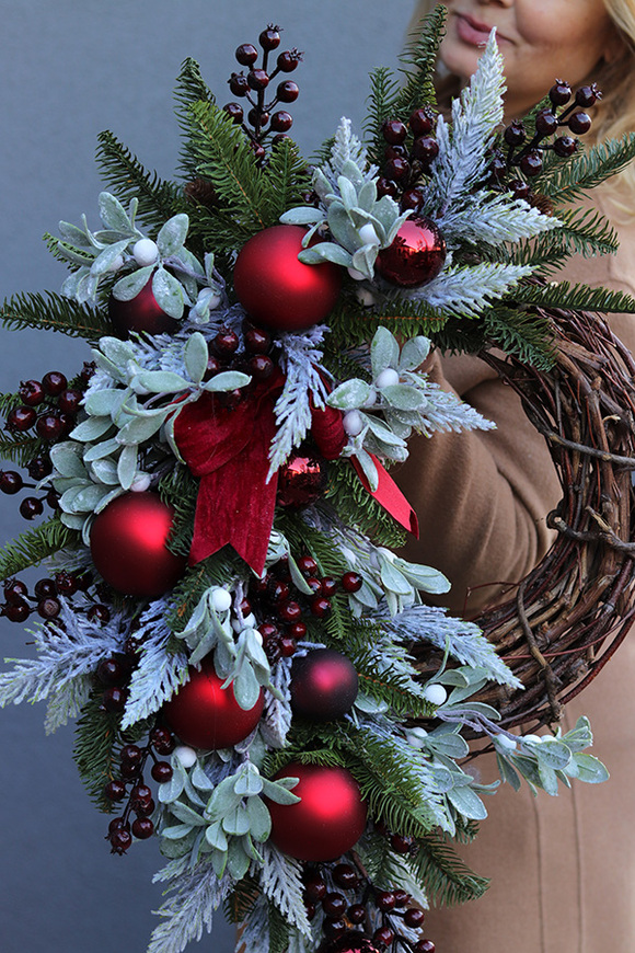 Magiczny Czas, asymetryczny wianek świąteczny