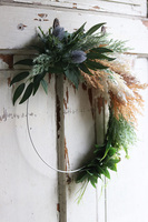 delikatny wianek na obręczy, Subtelle Naturia, śr.37cm 