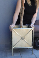 Oliwka Provance 2, sztuczne drzewko w metalowej donicy