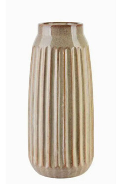 Earth A, nowoczesny wazon, ceglasty, wym.16x16x35.5cm