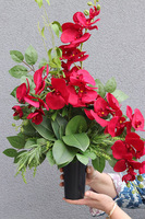 Red Orchids, bukiet nagrobny ze storczykiem