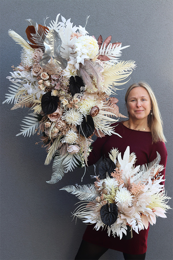 Mortario Glamour, okazała wiązanka nagrobna