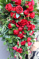 Dekoluena Red 3, komplet dekoracji nagrobnych