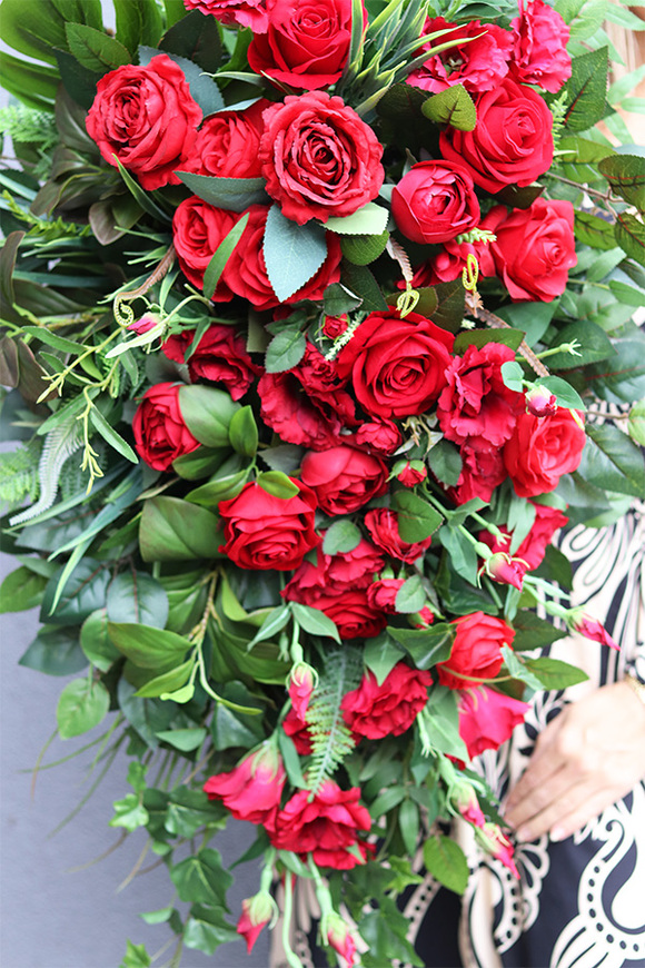 Dekoluena Red 3, komplet dekoracji nagrobnych