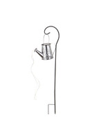 Konewka Silver, metalowa dekoracja ogrodowa LED, wys.80cm