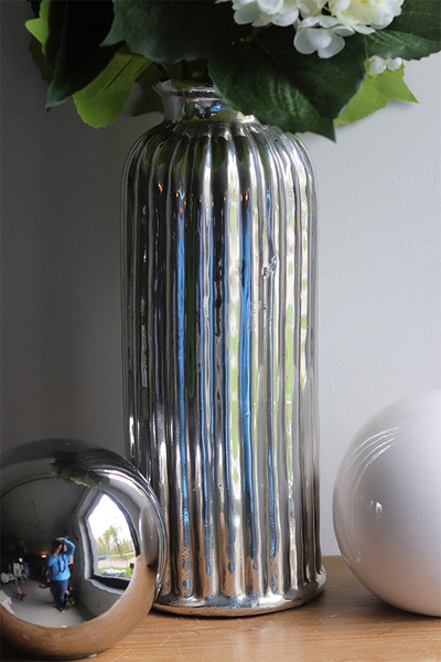 Hortensje Prowansja, kompozycja kwiatowa w wazonie