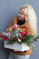 Świąteczne Pierniki, stroik świąteczny