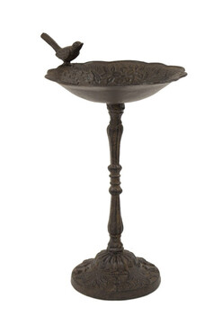 Bazaar A, żeliwne poidło karmnik dla ptaków, wys.44.5cm 