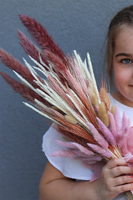 Pole Boho, bukiet do wazonu z suszem