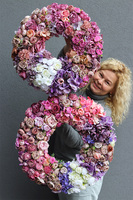 Bella bardzo duży wianek na drzwi, śr.56cm