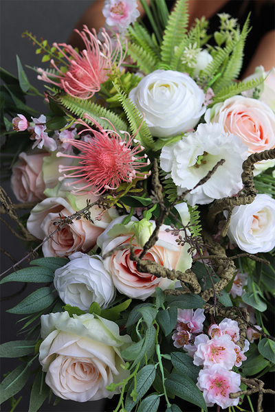 Felicja, bukiet nagrobny we wkładzie, wys.55cm 