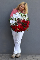 Polska 2, piękny wianek stroik patriotyczny