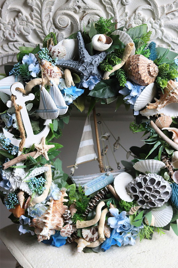 Morska Żegluga 2, marynistyczny wianek do powieszenia