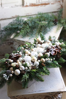 adwentowy stroik Modern 2, wym.18x60x30cm