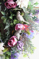 delikatny wianek, Łąka Pełna Życia, śr.43cm + wystające elementy