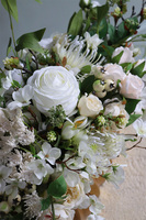 ekskluzywna kompozycja kwiatowa, Gold Trevisto, wym.39x54cm