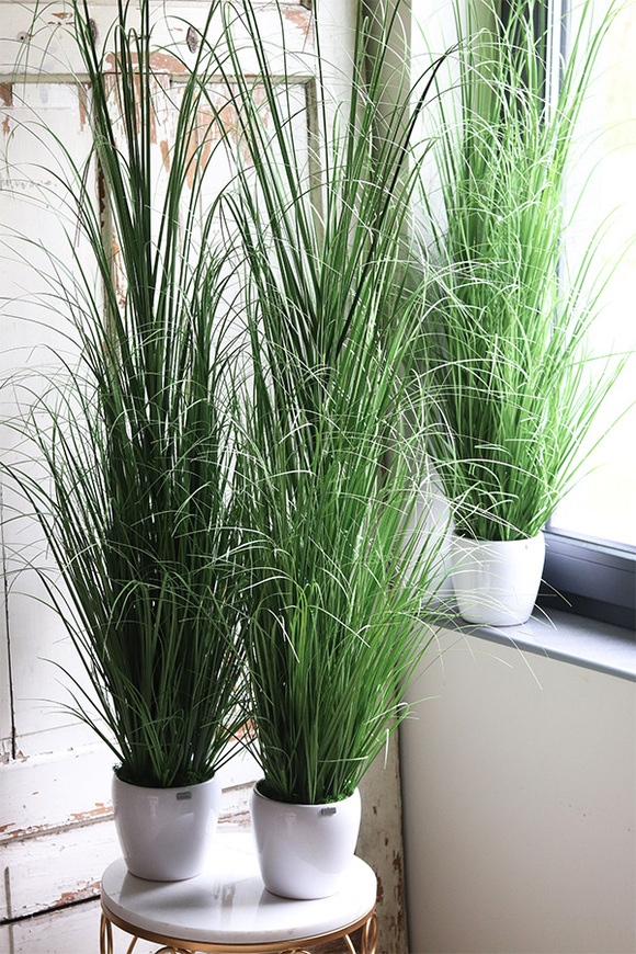 Bielloni Macarena, sztuczna trawa w donicy, wys.125cm 