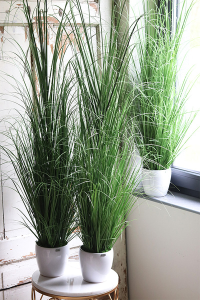 Bielloni Macarena, sztuczna trawa w donicy, wys.125cm 