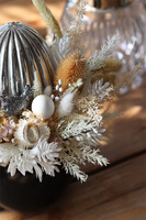 stroik z jajem Bretanna, ozdoba ze srebrnym jajem