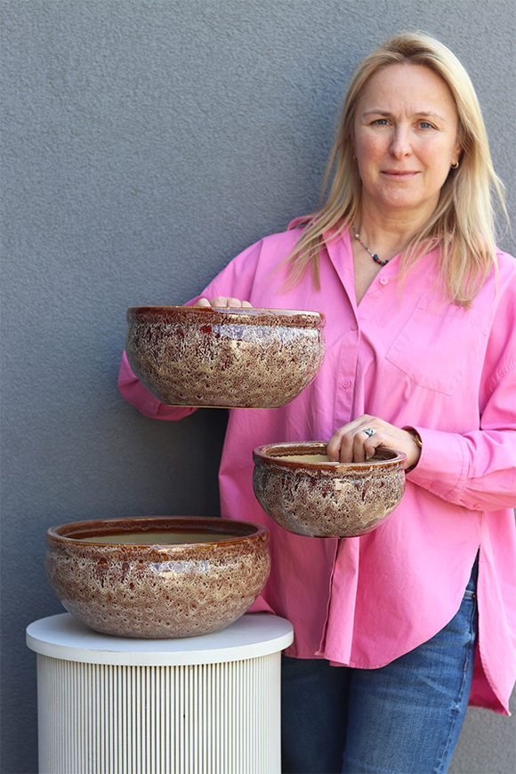 Berne, komplet donic ceramicznych