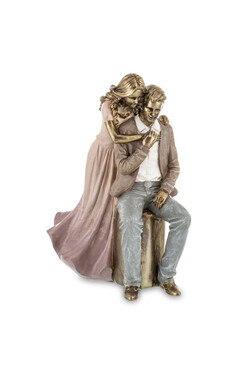 Love, figurka Para Zakochanych Razem A, wys.21cm