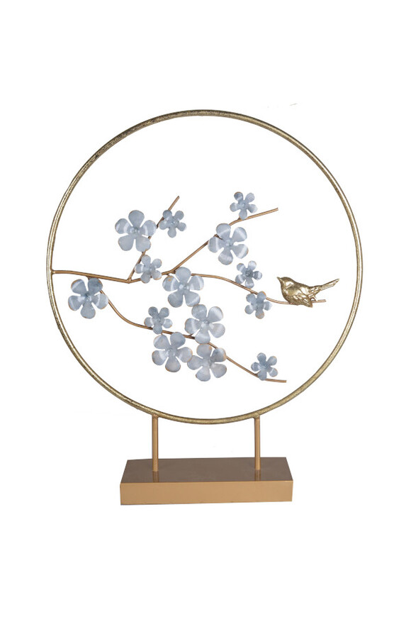 Avis Spring, dekoracja figurka metalowa z ptakiem