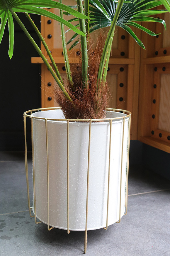 Palma Livistona Stripes, sztuczna roślina w doniczce