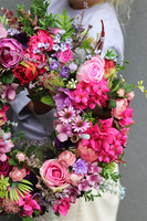 Aisling Pink Beauty, kwiatowy wianek