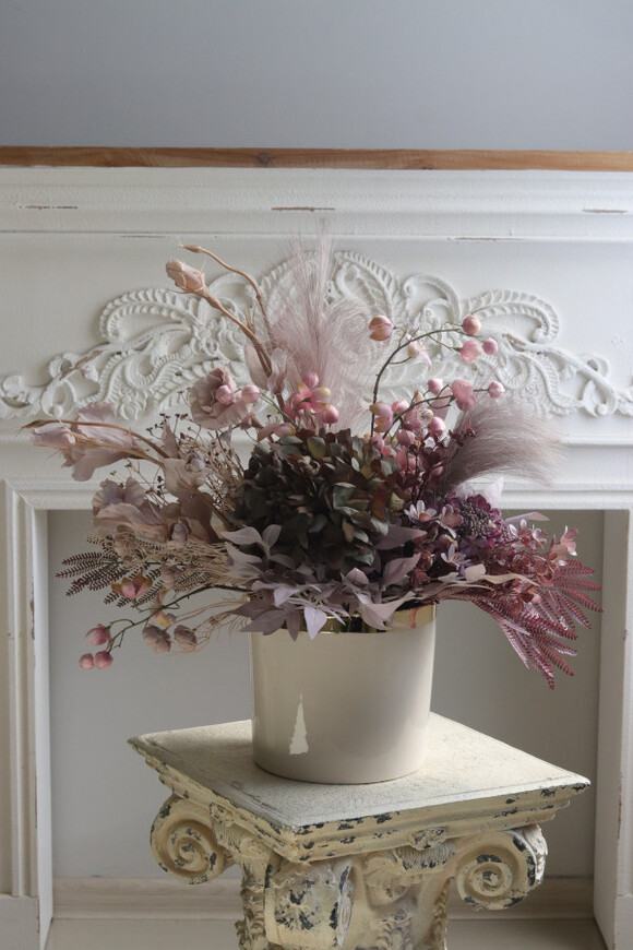 Jesień u Progu, jesienna kompozycja w naczyniu glamour