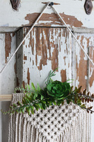 OD RĘKI dekoracja wisząca, Makrama Naturalesso, dł.75cm