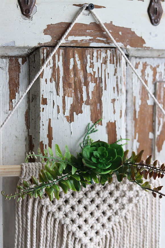 OD RĘKI dekoracja wisząca, Makrama Naturalesso, dł.75cm