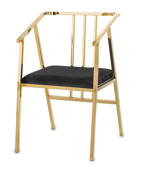 krzesło złote, Astrid, wym.78x50x42cm 