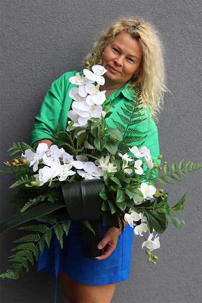 Orchidera Classica, komplet dekoracji nagrobnych