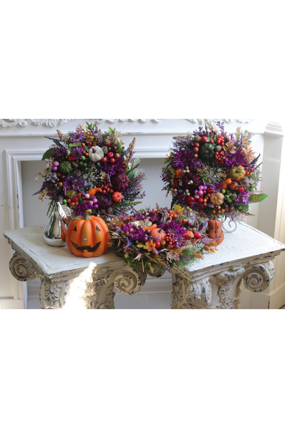 Kreona Autumn, jesienny wianek z owocami