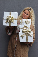 Xmas Glamour, figurka świąteczna prezent	