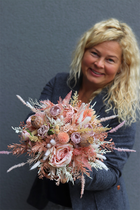 Melista, jesienna kompozycja w naczyniu