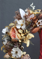 Subtelle Autumn, zielony wianek na obręczy