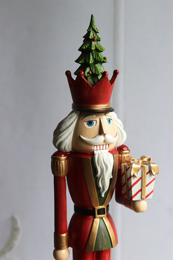 OD RĘKI Chutney B, figurka bożonarodzeniowa dziadek do orzechów, wys.48cm 