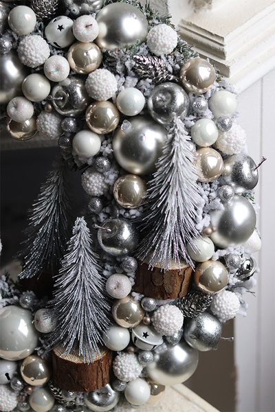 Świąteczny Spacer, świąteczny wianek dekoracyjny