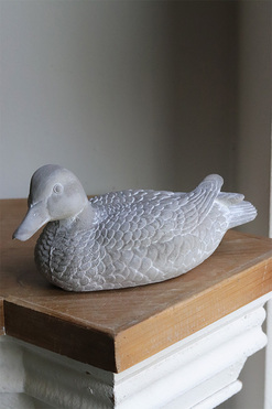 OD RĘKI Concrete, figurka kaczka, wym.8.5x20x10cm