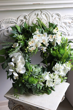 Hetra, ozdobny wianek na drzwi, śr.55cm