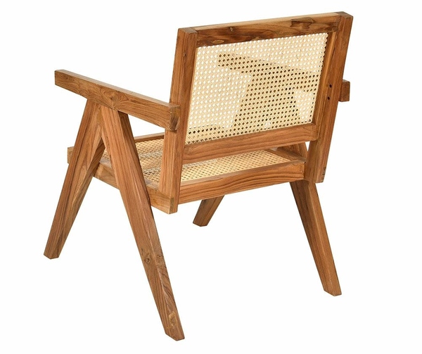 Bari 3, krzesło proste z drewna tekowego