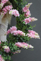 Wisteria Pink New girlanda z biało-różowymi kwiatami